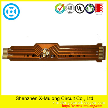 Single-Sided Flexible PCB, Polyimide+Fr4 Stiffener